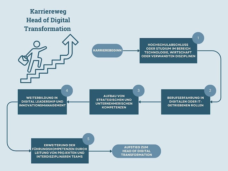 Karriereweg zum Head of Digital Transformation