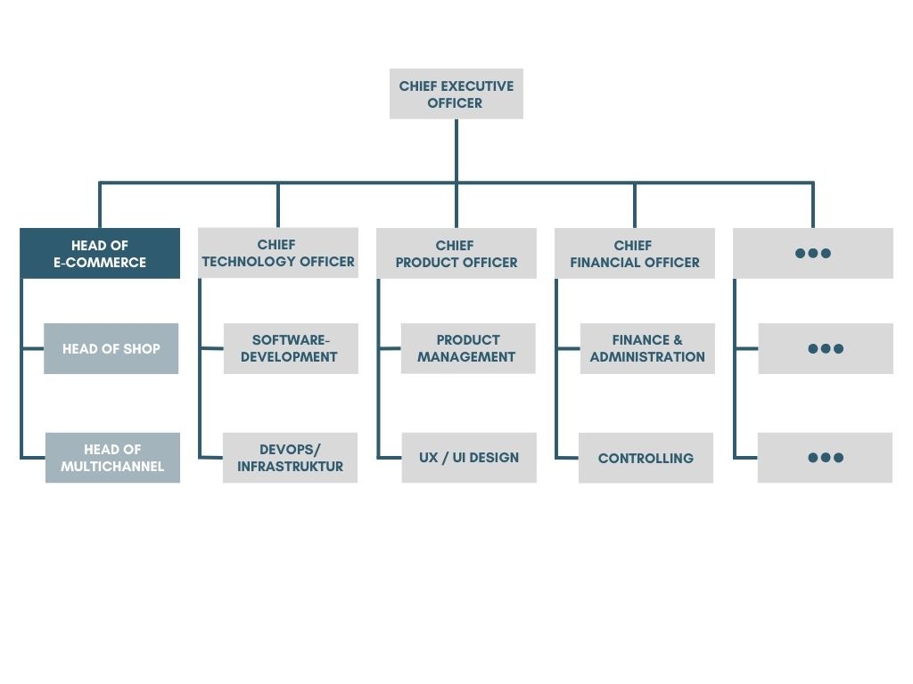 Organigramm - Head of E-Commerce